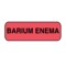 Nevs Position Labels - Barium Enema 1/2" x 1-1/2" White w/Red & Black XP-090 - alternate 1